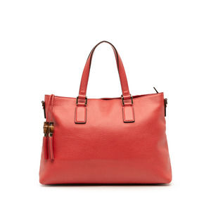 Pre-Loved Gucci Leather Bamboo Tassel Satchel